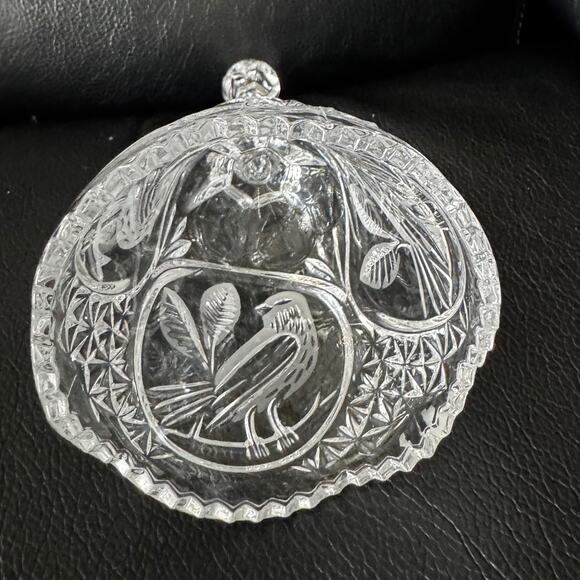 Hofbauer Byrdes Crystal Bell • Bleikristall Cut Glass • West Germany Vintage - Picture 6 of 7